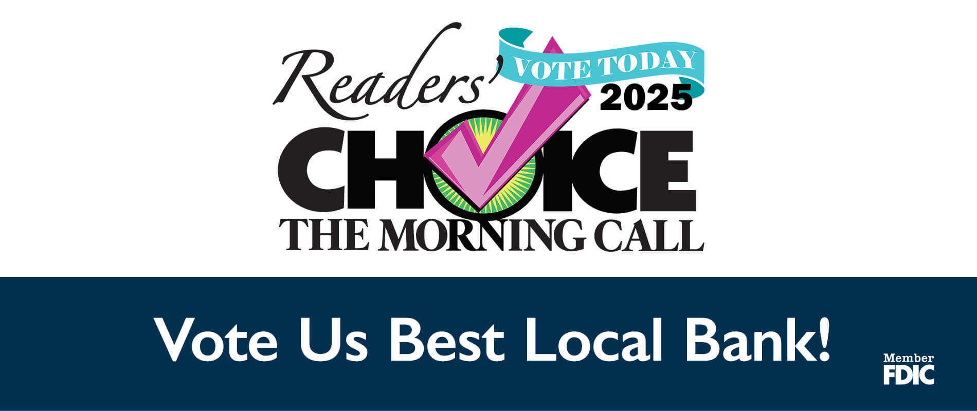 Vote Embassy Bank for 2025 Reader's Choice!