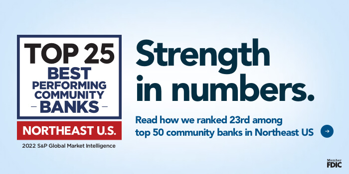 Embassy Bank ranked 23rd among top 50 community banks in Northeast US