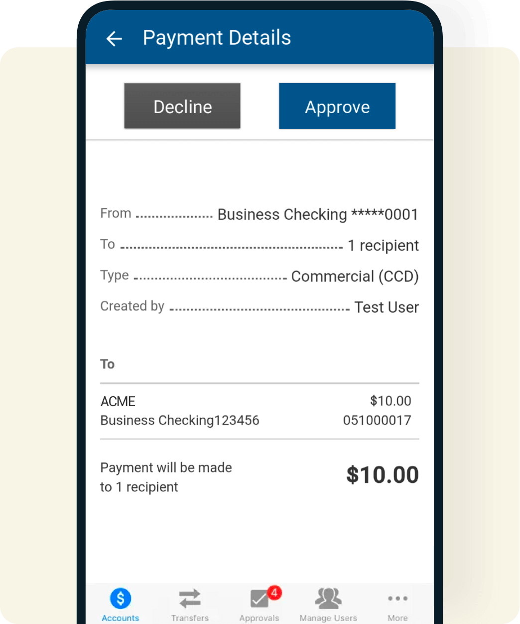 Digital Banking payments